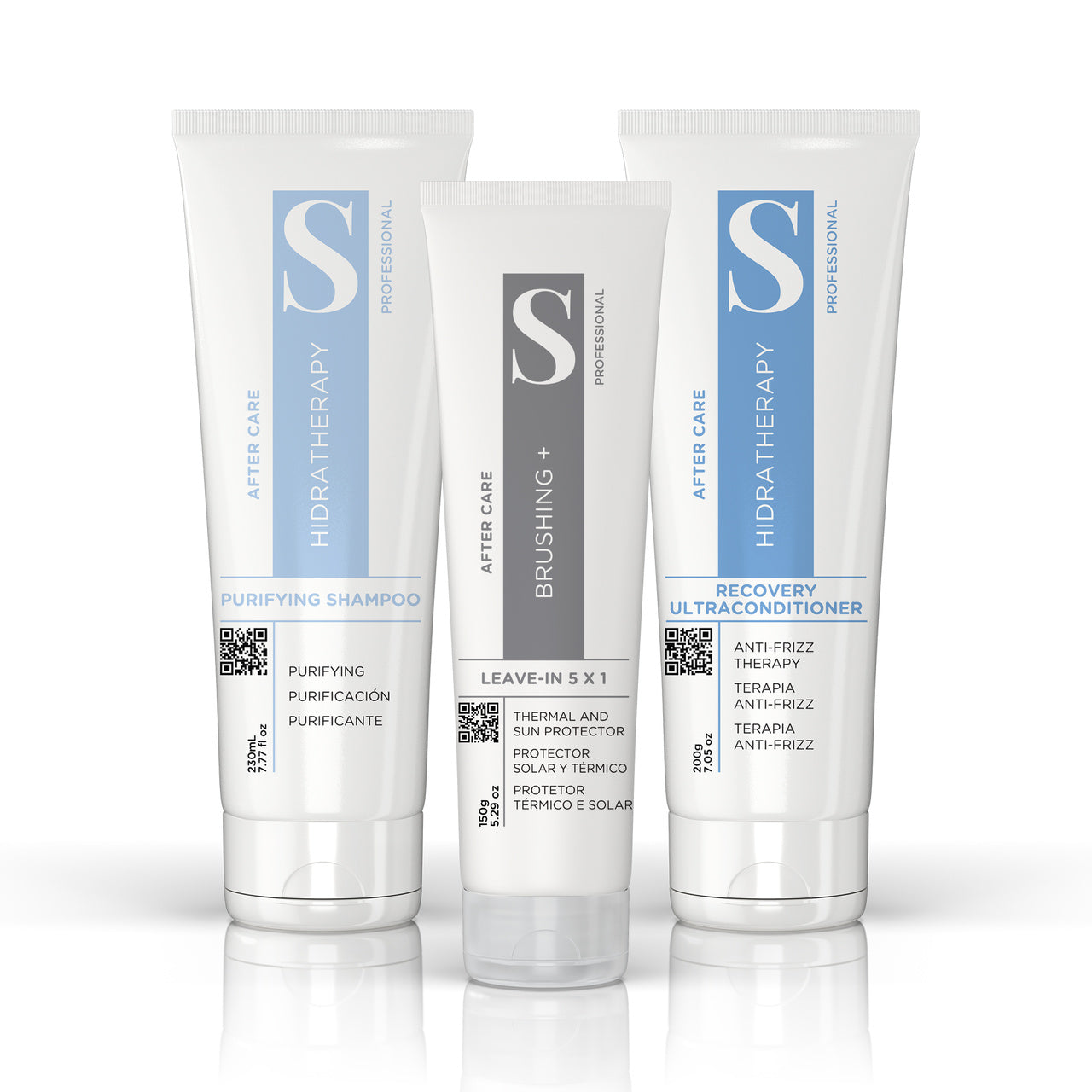 KIT OZONIOTERAPIA CAPILAR - SHAMPOO, MÁSCARA E LEAVE-IN 5X1