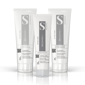 KIT BRUSHING - SHAMPOO, CONDICIONADOR E LEAVE-IN 5X1